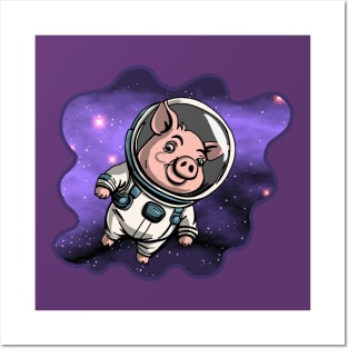 Pig Astronaut Posters and Art